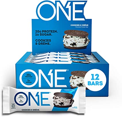 ONE PROTEIN BAR COOKIES & CREME / Pack of 12, SNS Health, Protein Bars
