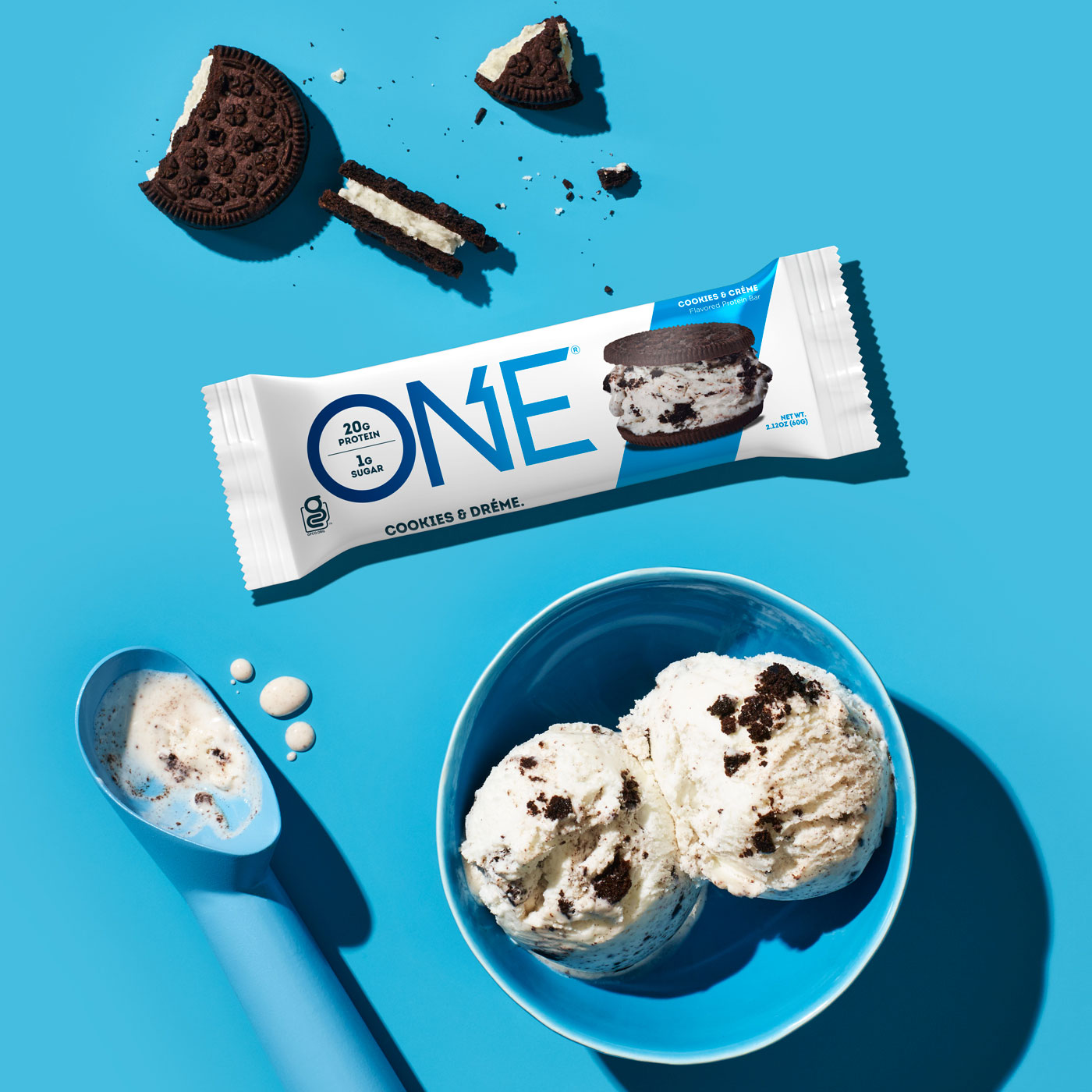 ONE PROTEIN BARS COOKIES & CREME / 12
