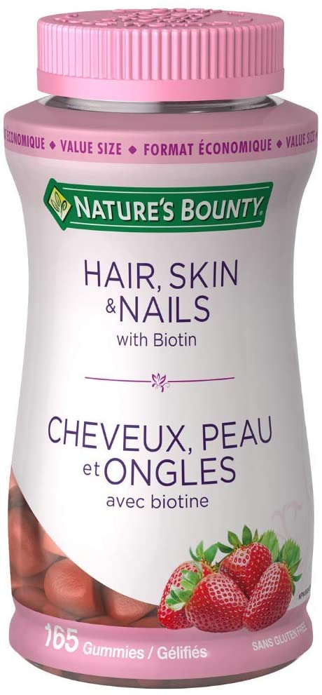 NATURE'S BOUNTY HAIR, SKIN & NAILS GUMMIES VALUE SIZE 165 caps