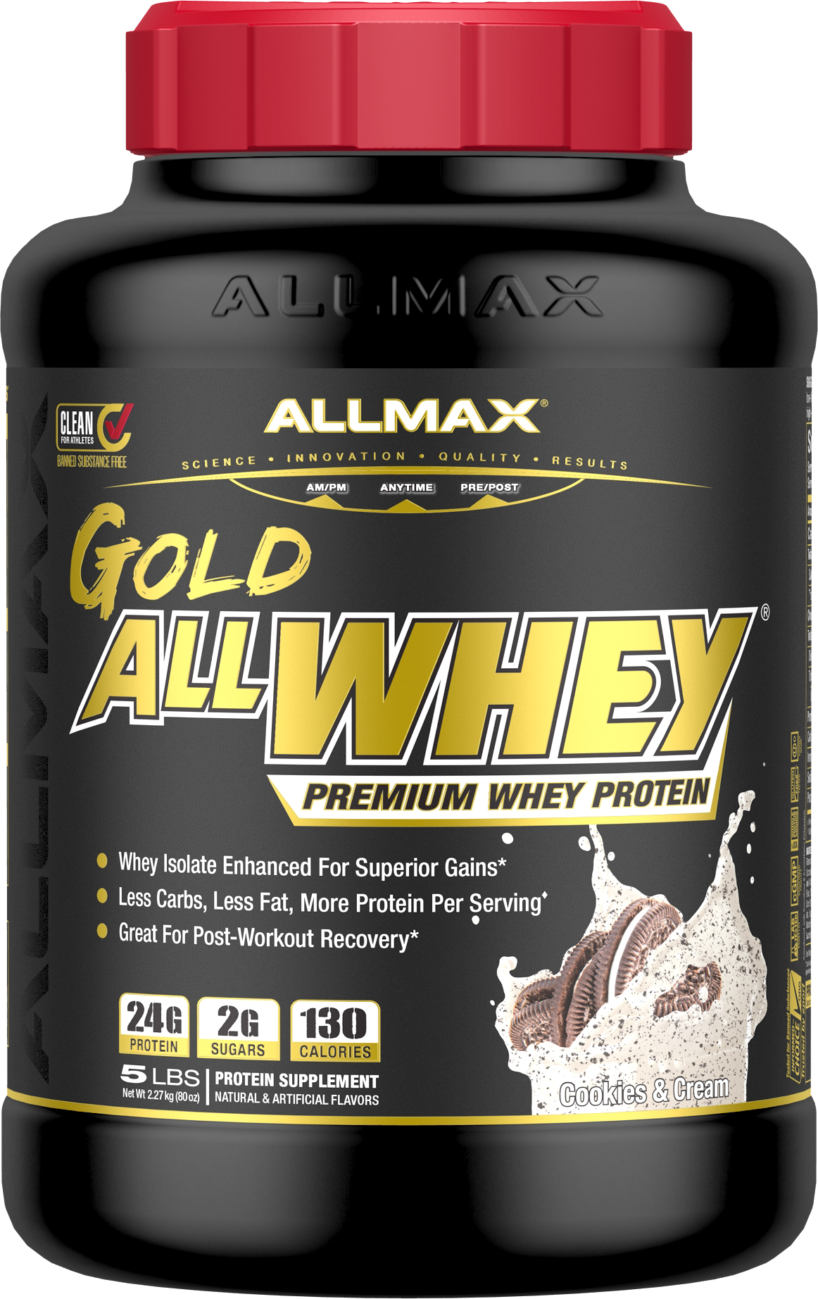 ALLWHEY GOLD 5lb / Cookies & Cream