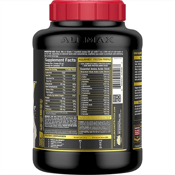 ALLWHEY GOLD 5lb / Cookies & Cream