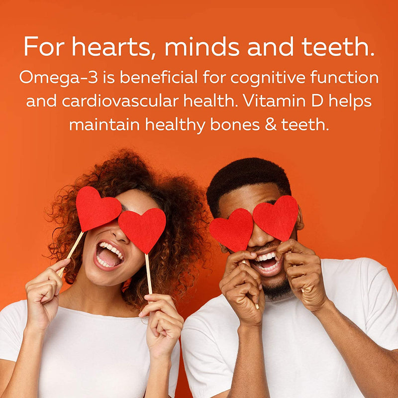 Omega-3 + Vitamin D Liquid Gels 60 / Fresh Mint
