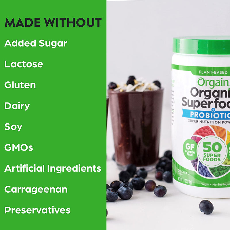 Organic SuperFoods + Probiotics 280g / Original