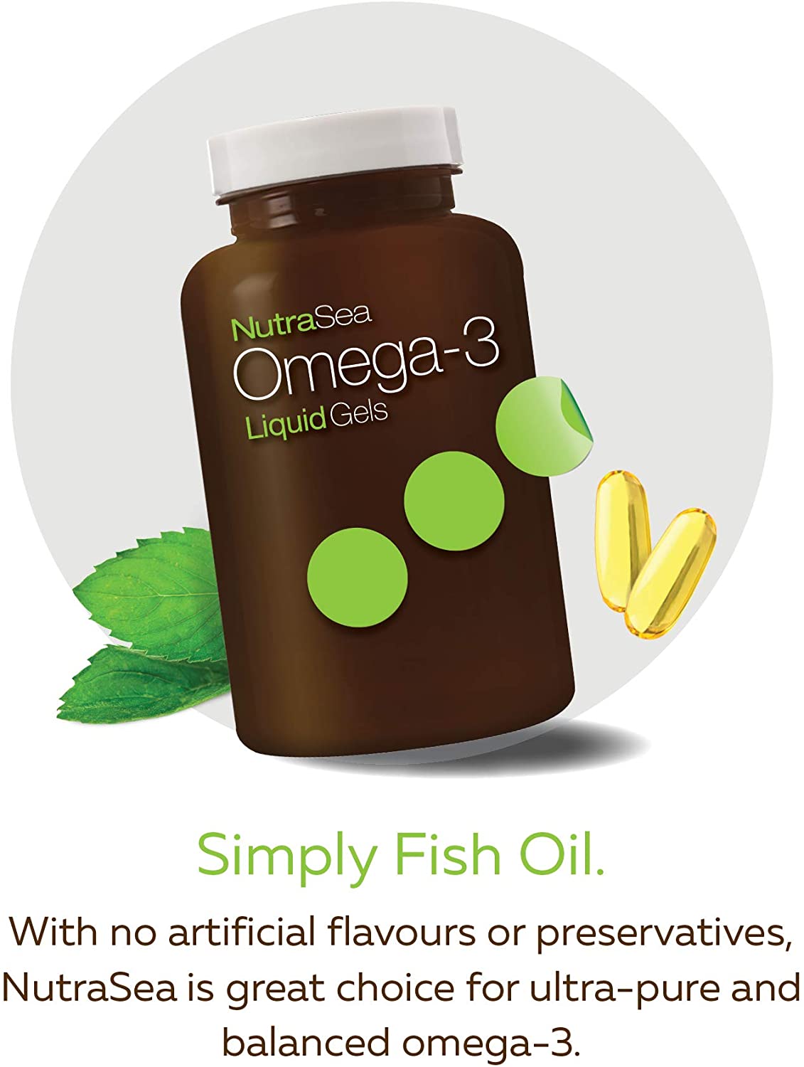 Omega-3 Liquid Gels 60 / Fresh Mint