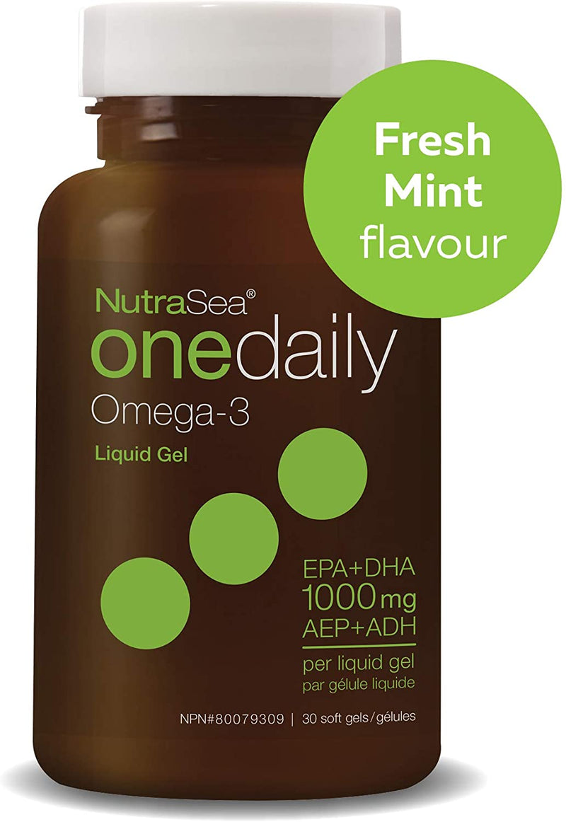 Omega-3 One Daily Liquid Gels 30 / Fresh Mint