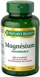 Nature's Bounty Absorbable Magnesium 400mg - 125 Softgels - Magnesium