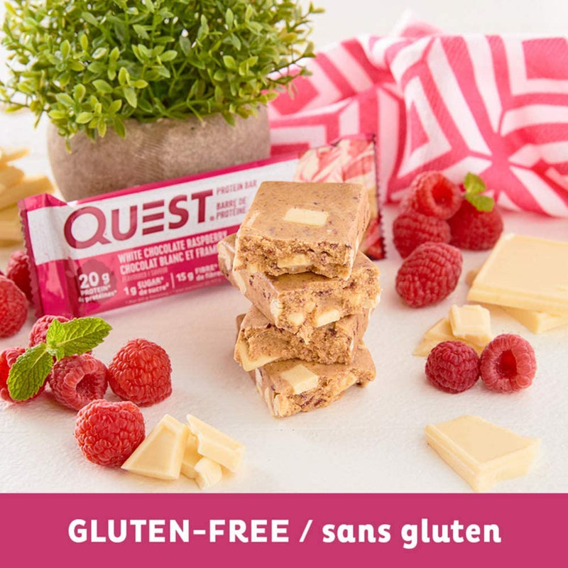 Quest Bar Pack of 12 / White Chocolate Raspberry