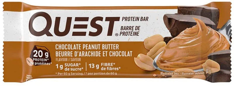 Quest Bar Pack of 12 / Chocolate Peanut Butter