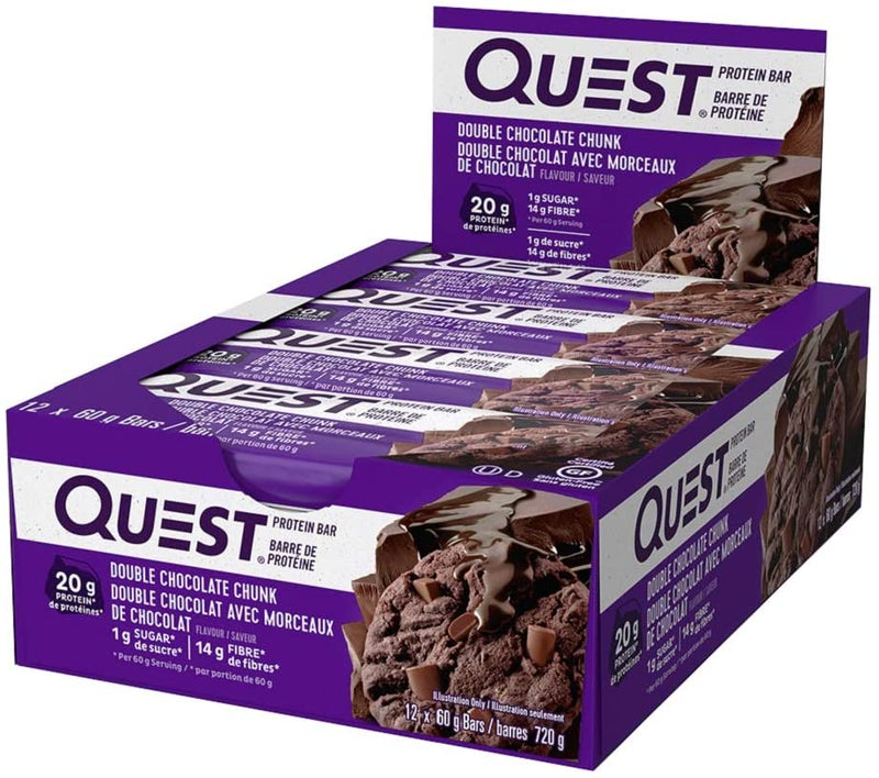 Quest Bar Pack of 12 / Double Chocolate Chunk
