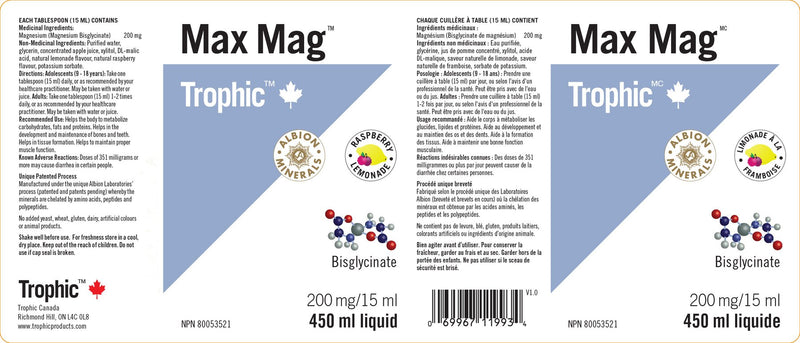 Max Mag Liquid 450 ml / Raspberry Lemonade