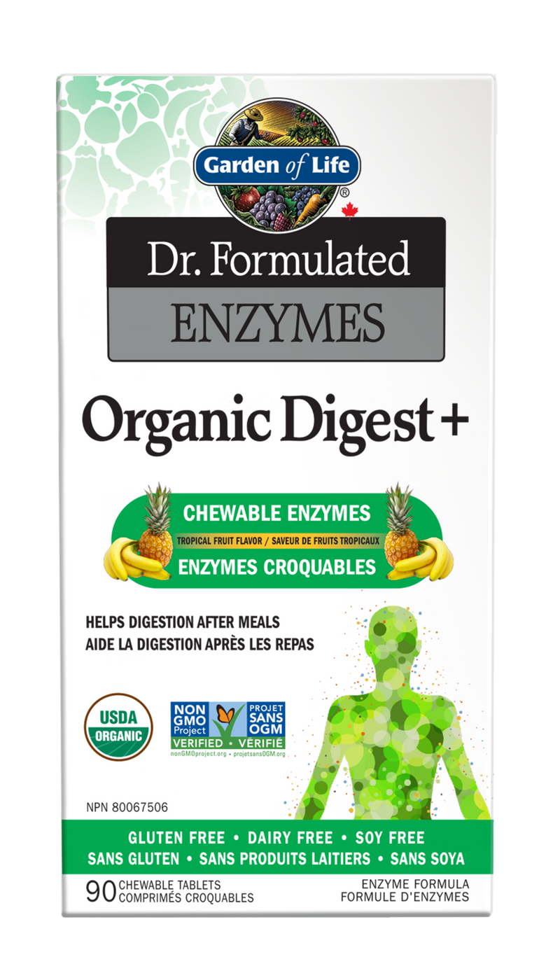 Dr. Formulated ENZYMES Organic Digest+ 90 / Tropical Fruits / g