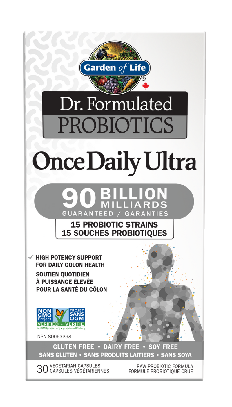 Dr. Formulated Once Daily Ultra 90-Billion 30 Vegetarian capsules / g