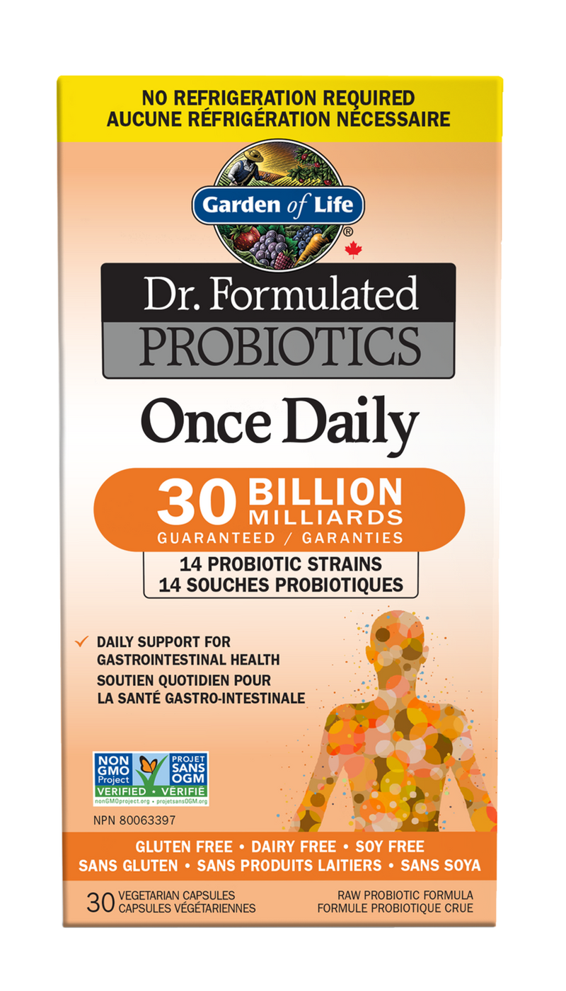 Dr. Formulated Once Daily 30-Billion 30 Vegetarian capsules / g
