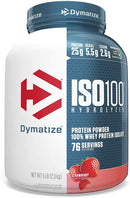 Dymatize ISO100 Hydrolyzed Whey Protein Isolate - Strawberry 5lbs - - Protein Powder