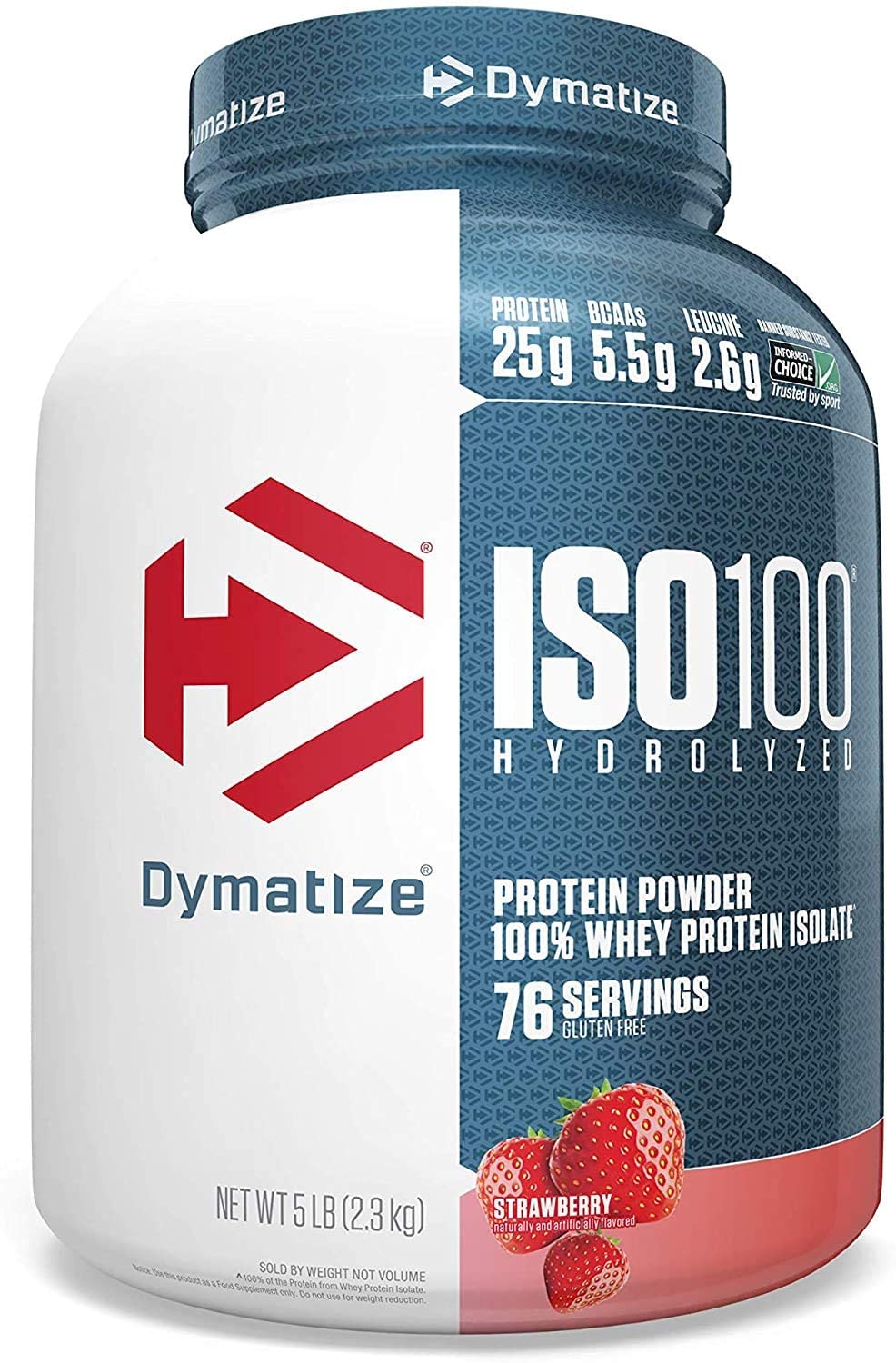 Dymatize ISO100 Whey 5lbs / Strawberry