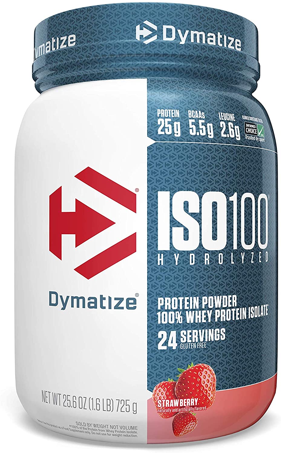 Dymatize ISO100 Whey 1.6Lb / Strawberry