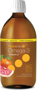 Nature's Way NutraSea Omega-3 + Vitamin D - Grapefruit Tangerine 500ml - Omega 3