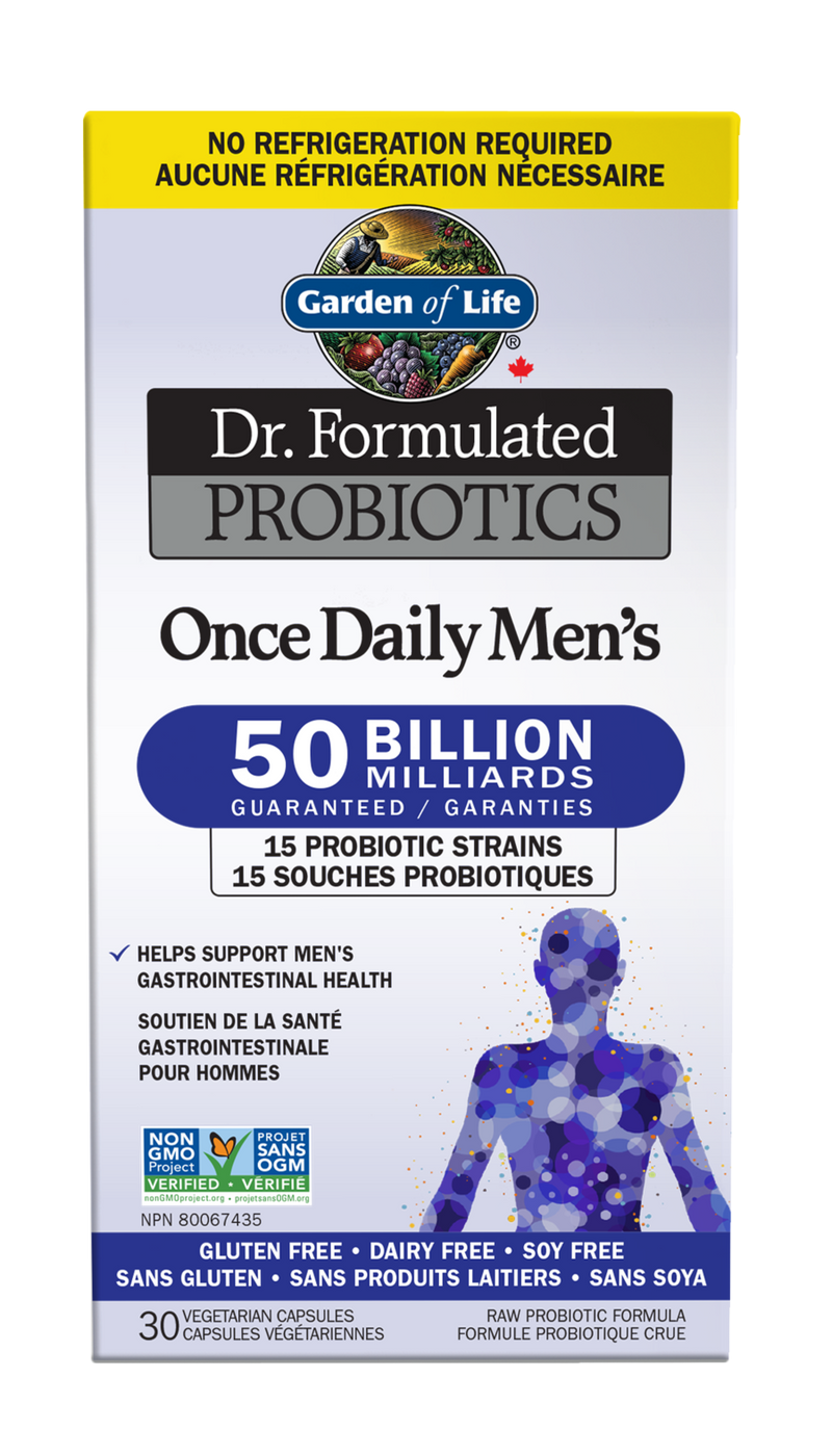 Dr. Formulated Once Daily Men 50-Billion 30 Vegetarian capsules / g