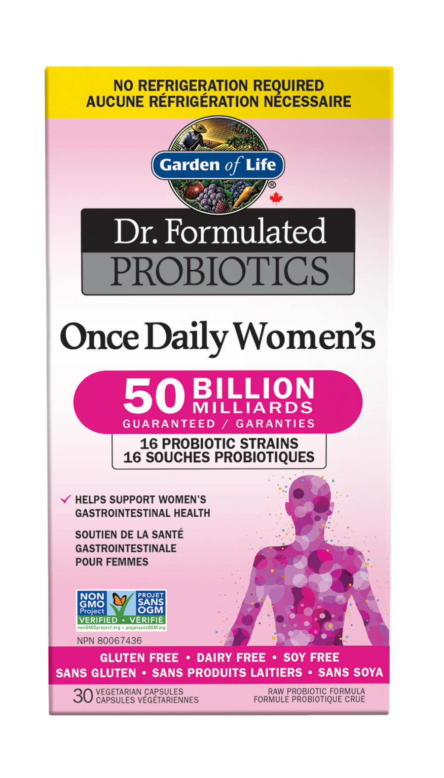 Dr. Formulated Once Daily Women 50-Billion 30 Vegetarian capsules / g