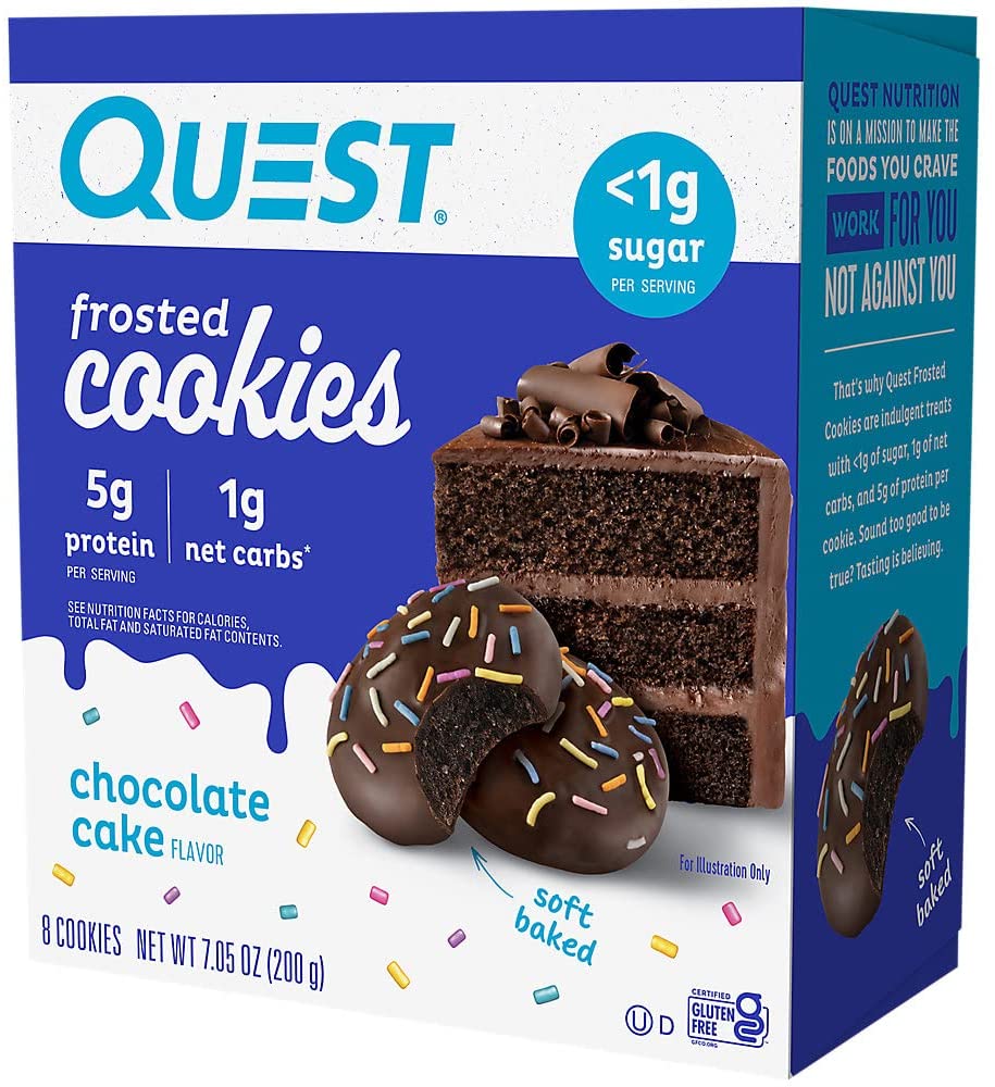 Quest Frosted Cookie Chocolate Cookie / 8