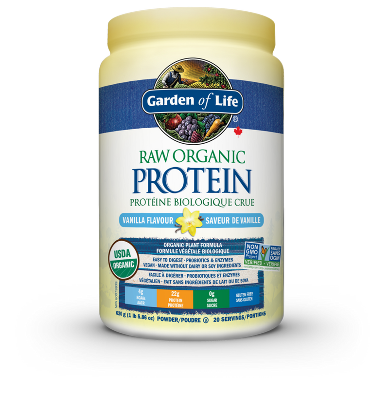 RAW Organic Protein 620g / Vanilla / g