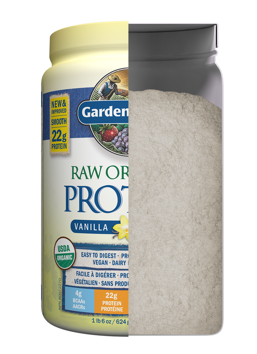 Garden of Life Raw Organic Protein 624g (1lb 6 Oz) / Vanilla Flavor,