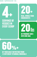 SUBI Super Juice Mix - Unflavored 40 Servings - Superfoods