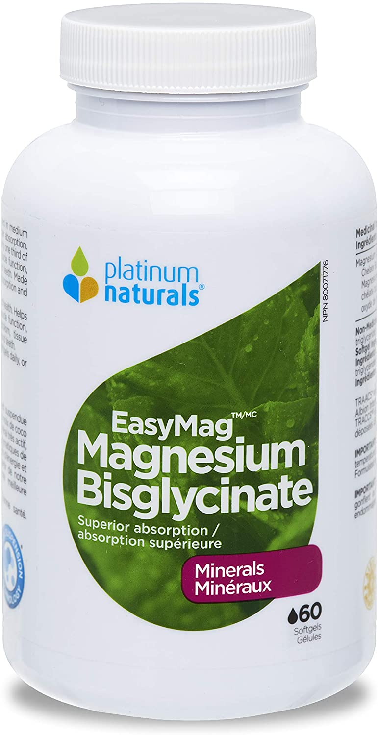 Platinum Naturals EasyMag™ Magnesium Bisglycinate 60