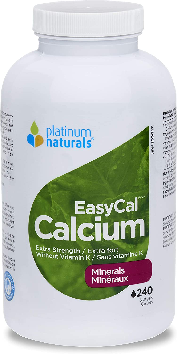 Platinum Naturals EasyCal Calcium 240