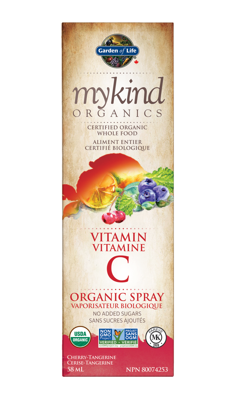 Mykind Organics - Vitamin C Organic Spray 58ml / Cherry-Tangerine / g
