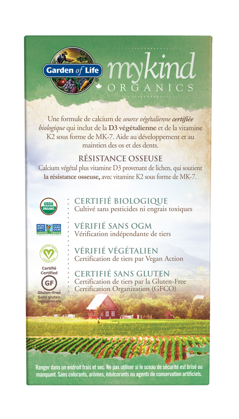 Mykind Organics - Organic Plant Calcium 90 Vegan Tablets / g