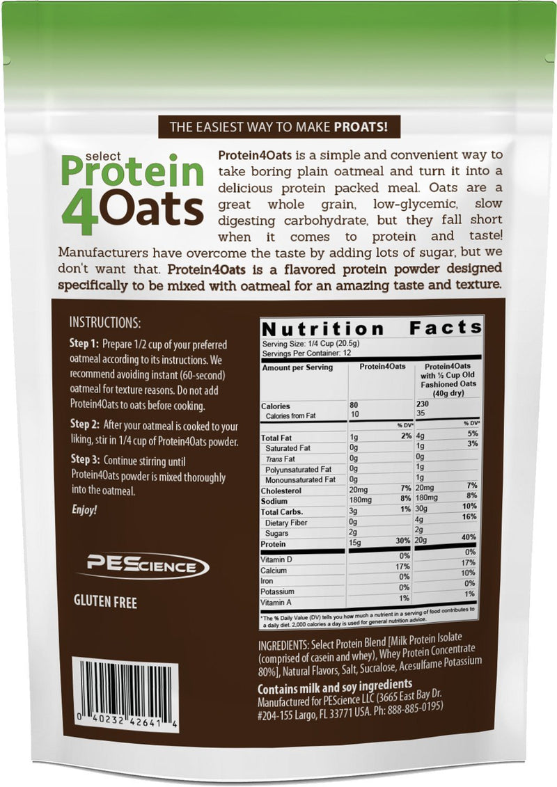 Protein 4 Oats 269g / Apple Cinnamon