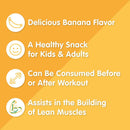 Herbaland Vegan Protein Gummies - Organic Banana 12 - Gummies