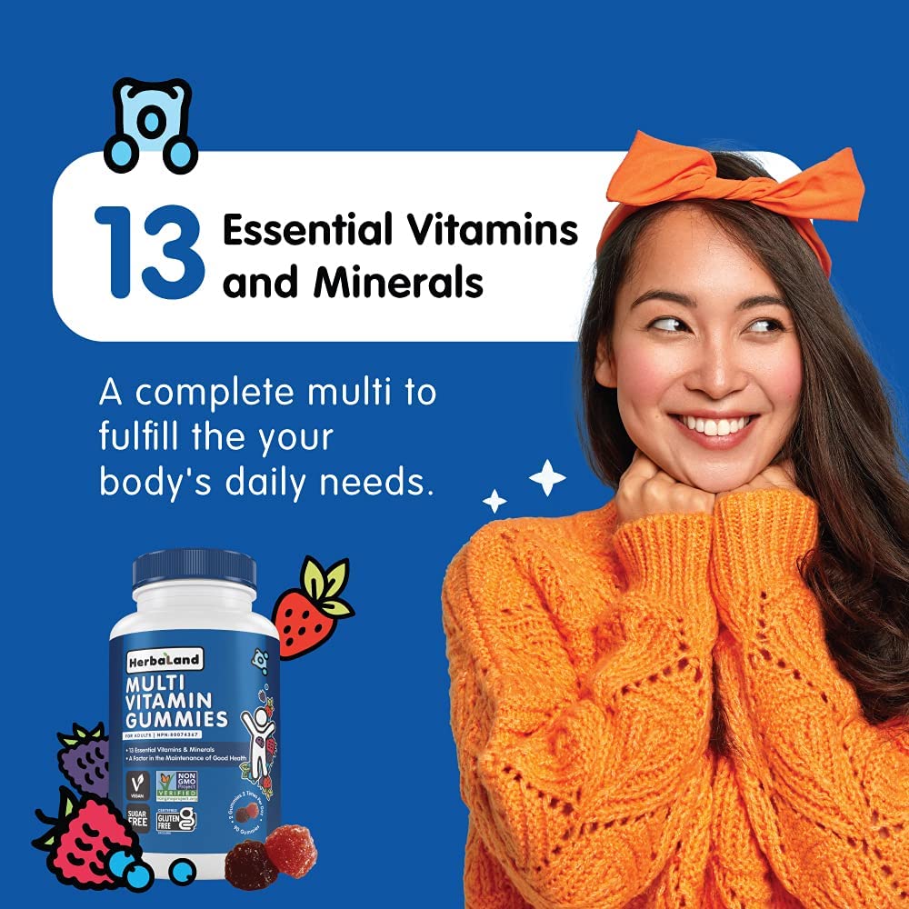 Herbaland Multi vitamins Gummies For Adults