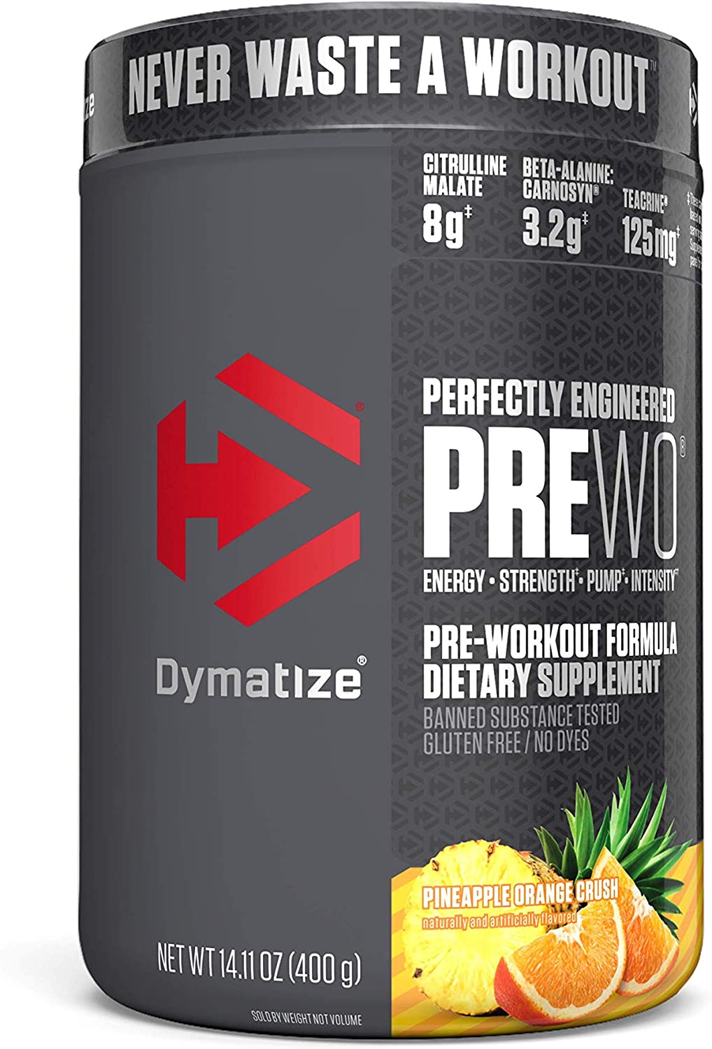 Dymatize Nutrition Pre-Workout 400g / Pineapple Orange