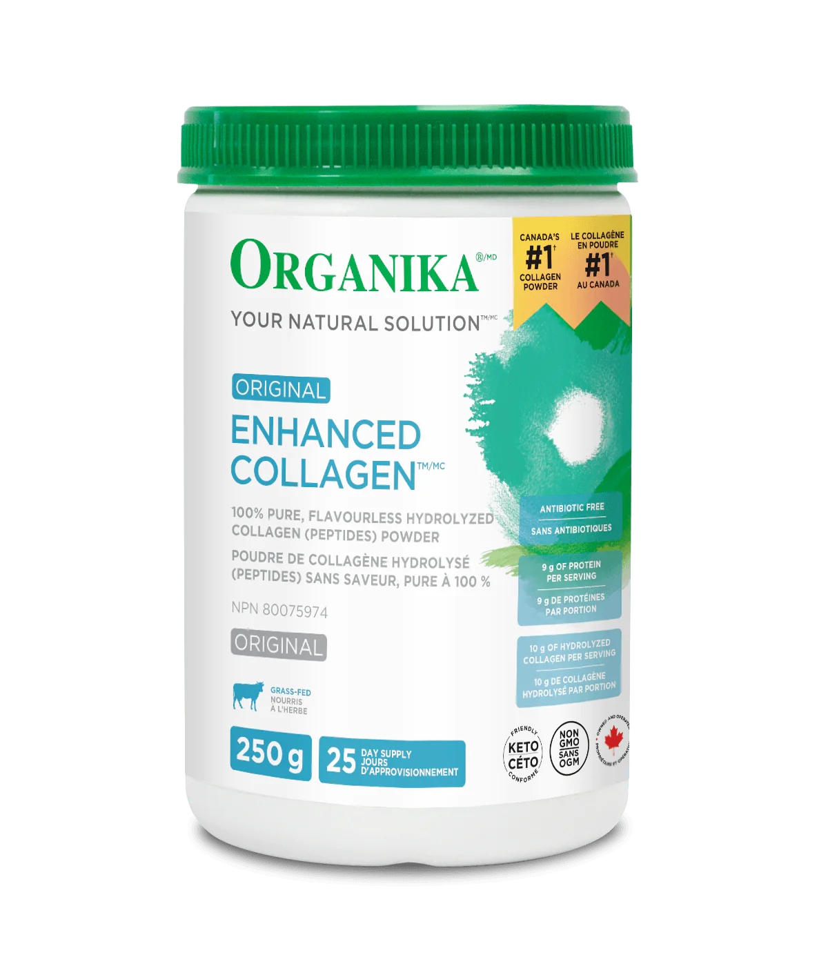 Organika Enhanced Collagen, 250g, Original, Grass-fed, SNS Health, Collagen