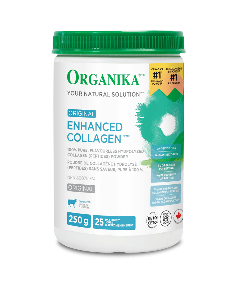 Organika Enhanced Collagen, 250g, Original, Grass-fed, SNS Health, Collagen