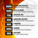 Mammoth Pump - Natural Sour Lemonade 30 servings - - Pre-Workout