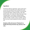 Love Good Fats Protein Snack Bars (12 pack) - Mint Chocolate chip Pack of 12 - Protein snacks