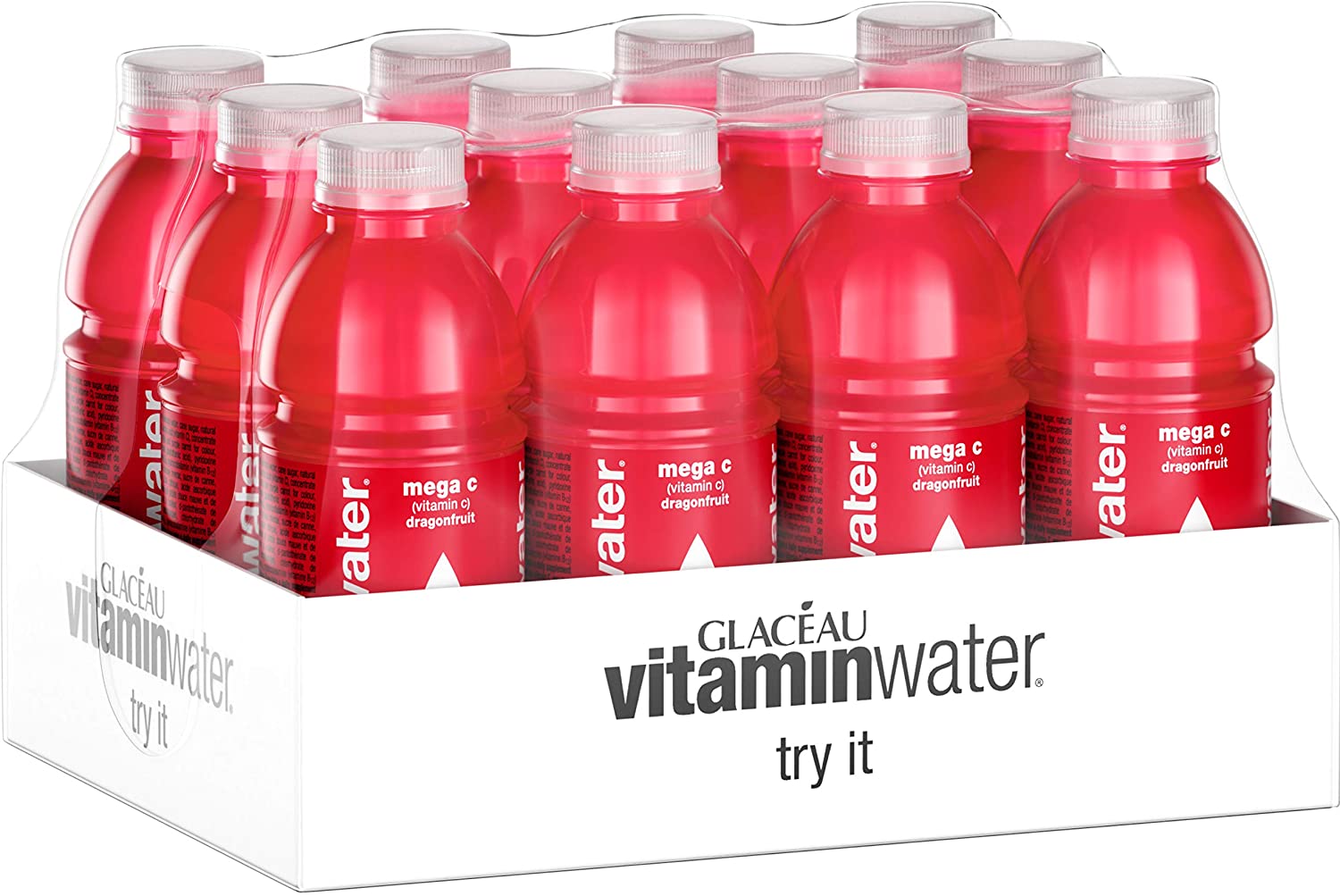 Glaceau Vitamin Water Mega C (Vitamin C) Dragonfruit / 12