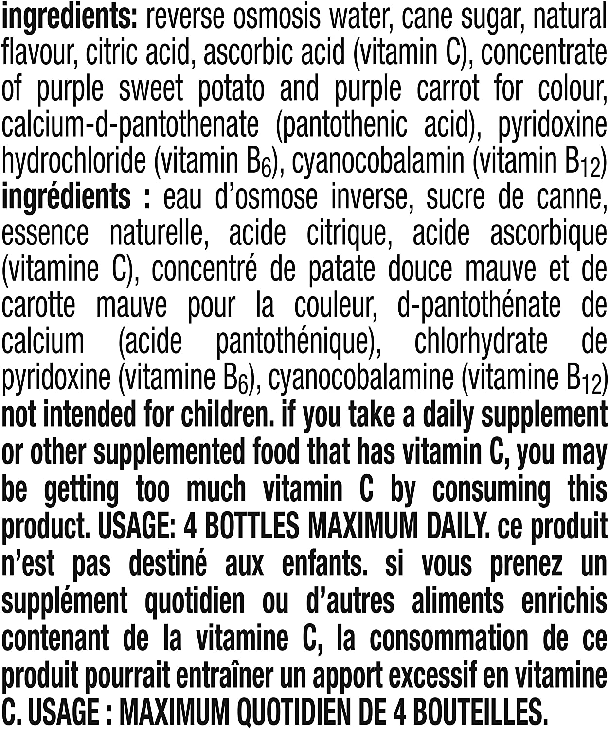 Glaceau Vitamin Water Mega C (Vitamin C) Dragonfruit / 12