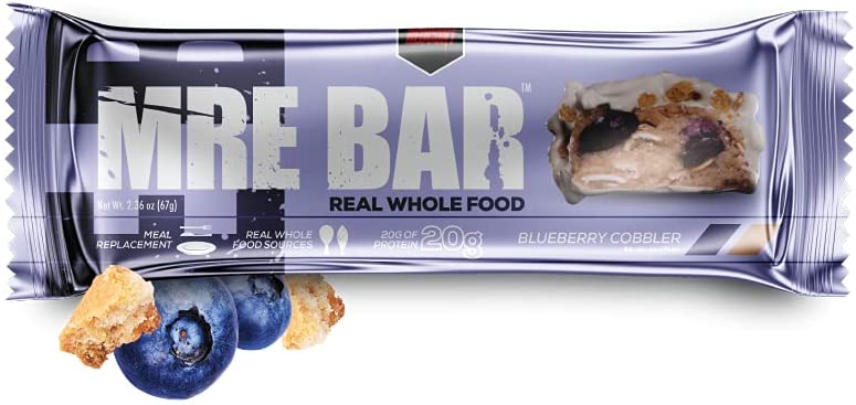 MRE Meal Replacement Bar 67g x 12 Single Bar / Blueberry Cobbler