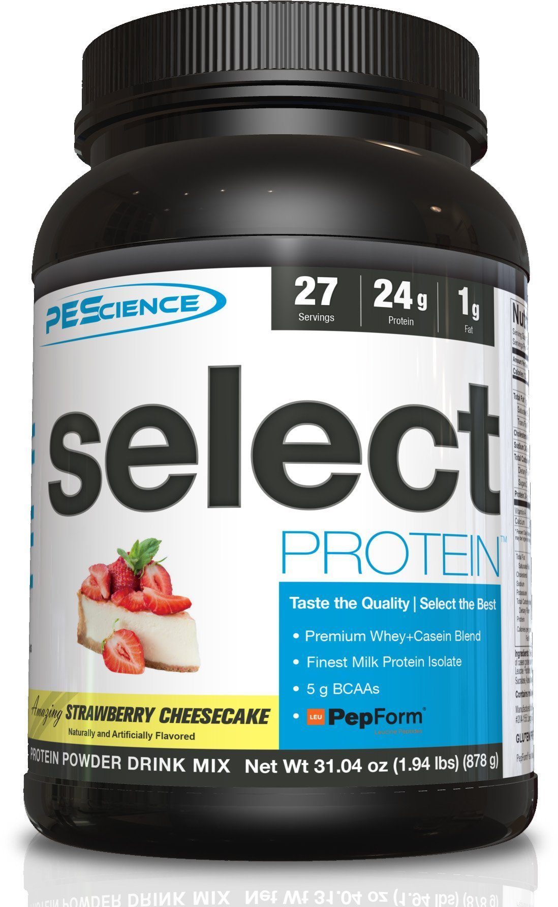 PEScience Select Protein Strawberry Cheesecake, 27 Servings, SNS Health, Sports Nutrition