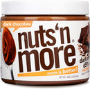 NUTS 'n MORE Peanut Butter Spread - DARK CHOCOLATE 65% COCOA 1lb - Spread