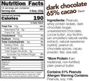 NUTS 'n MORE Peanut Butter Spread - DARK CHOCOLATE 65% COCOA 1lb - Spread