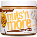 NUTS 'n MORE Peanut Butter Spread - WHITE CHOCOLATE PRETZEL 1lb - Spread