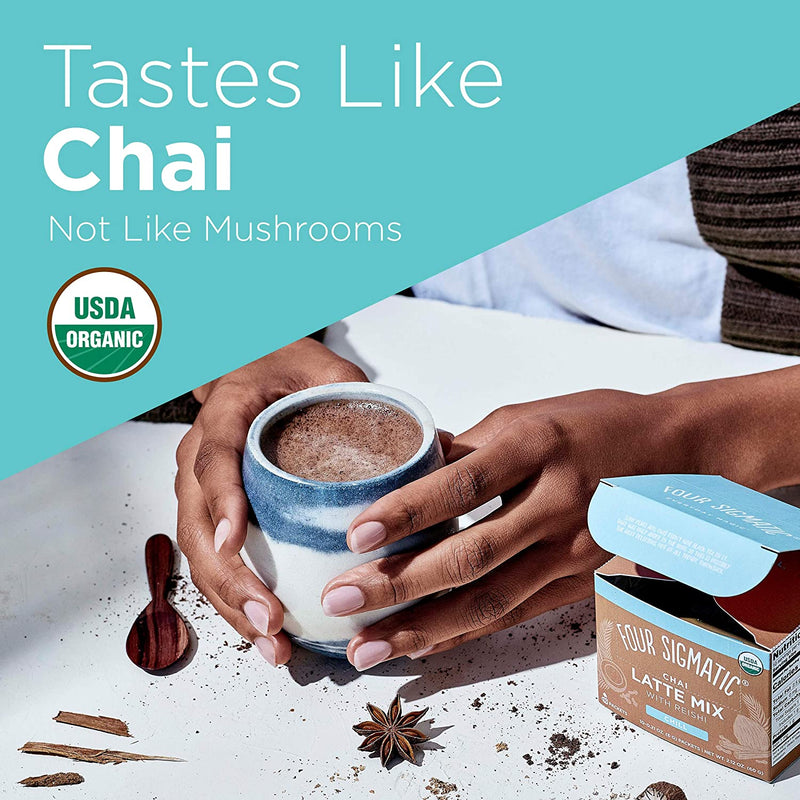 Chai Latte Mix with Turkey Tail and Reishi (6gx10) 10