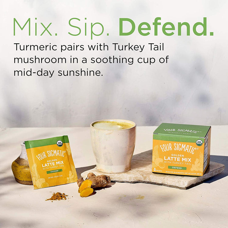 Golden Latte Mix with Turkey Tail (6gx10) 10