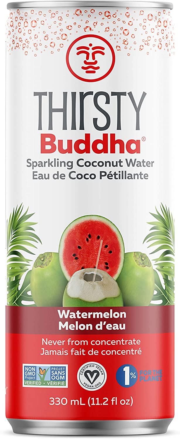 Thirsty Buddha Sparkling Coconut Water Watermelon / 12x330ml