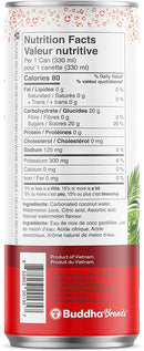 Thirsty Buddha Sparkling Coconut Water - Watermelon 12-pack - Coconut Water